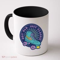Not Old Just Classic Rollerskate Coffee Mug thumb 0