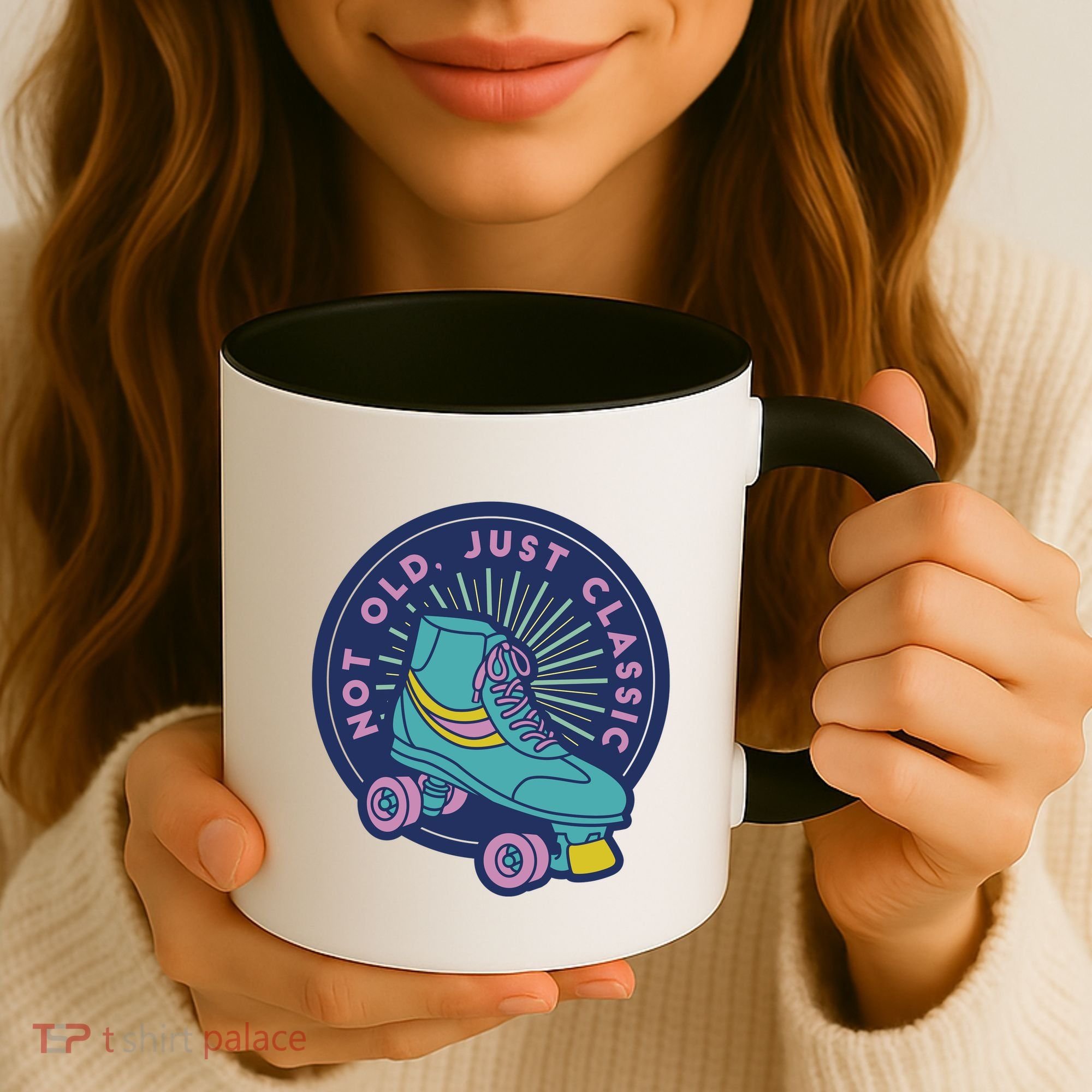 Not Old Just Classic Rollerskate Coffee Mug