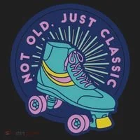 Not Old Just Classic Rollerskate Tumbler thumb 3