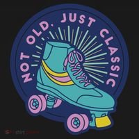 Not Old Just Classic Rollerskate Ornament thumb 1