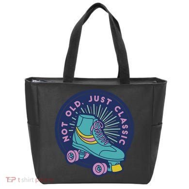Not Old Just Classic Rollerskate Tote Bag