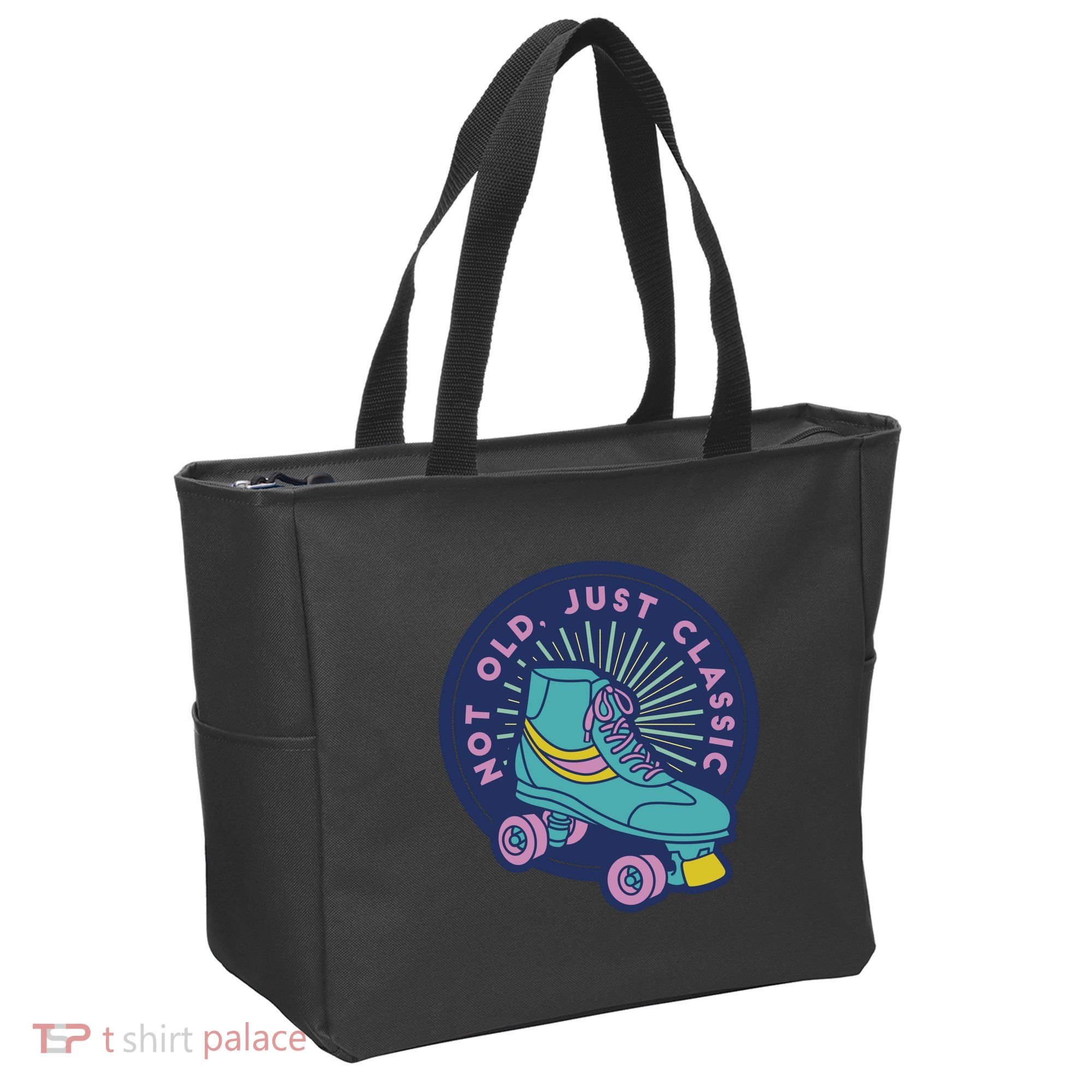 Not Old Just Classic Rollerskate Tote Bag
