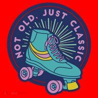 Not Old Just Classic Rollerskate Santa Hat thumb 1
