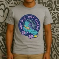 Not Old Just Classic Rollerskate T-Shirt thumb 3