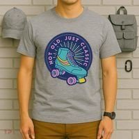 Not Old Just Classic Rollerskate T-Shirt thumb 6