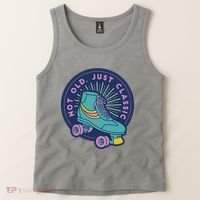 Not Old Just Classic Rollerskate Tank Top thumb 2