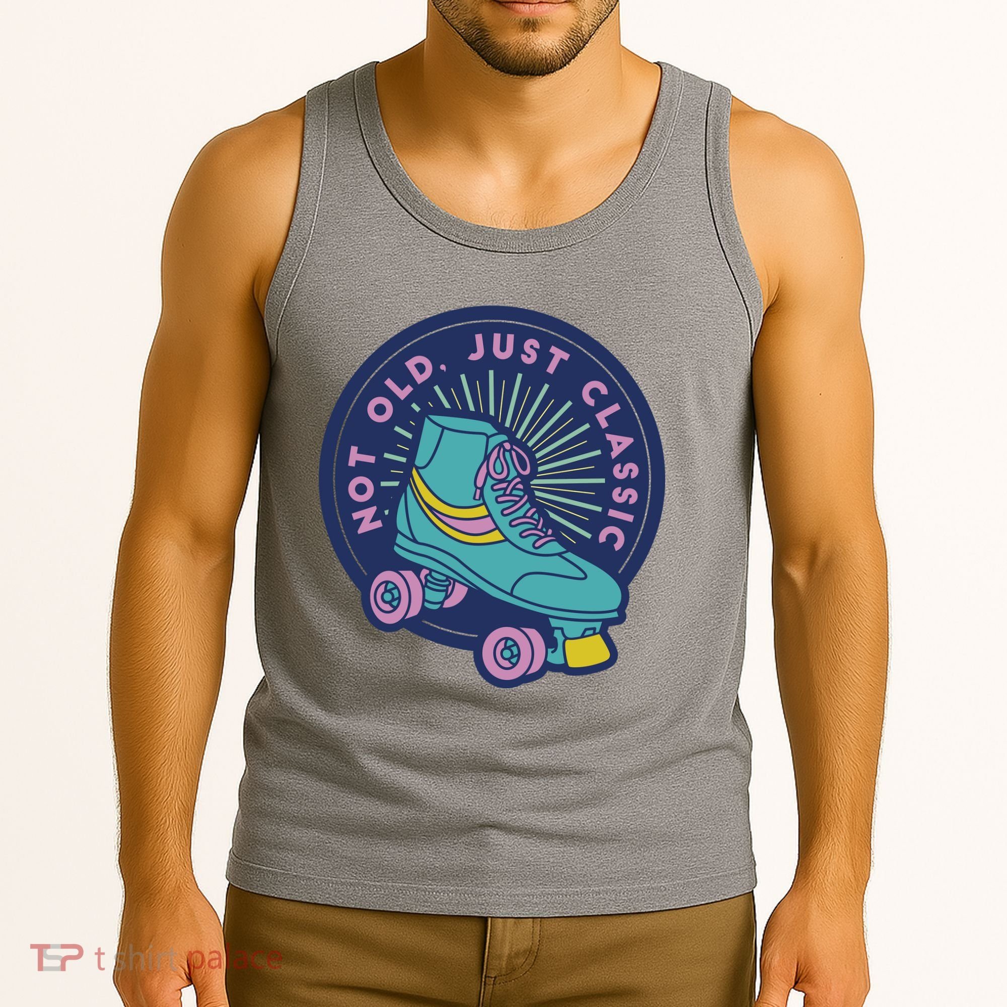 Not Old Just Classic Rollerskate Tank Top