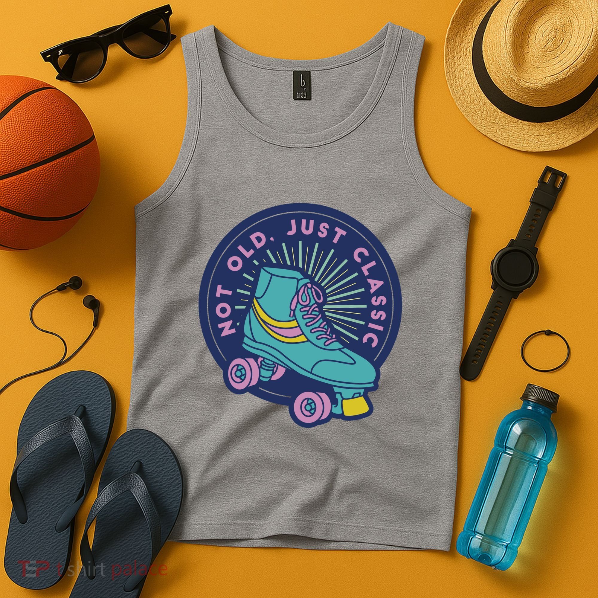 Not Old Just Classic Rollerskate Tank Top
