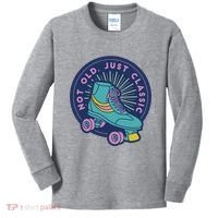 Not Old Just Classic Rollerskate Kids Long Sleeve Shirt thumb 0