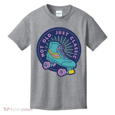 Not Old Just Classic Rollerskate Kids T-Shirt
