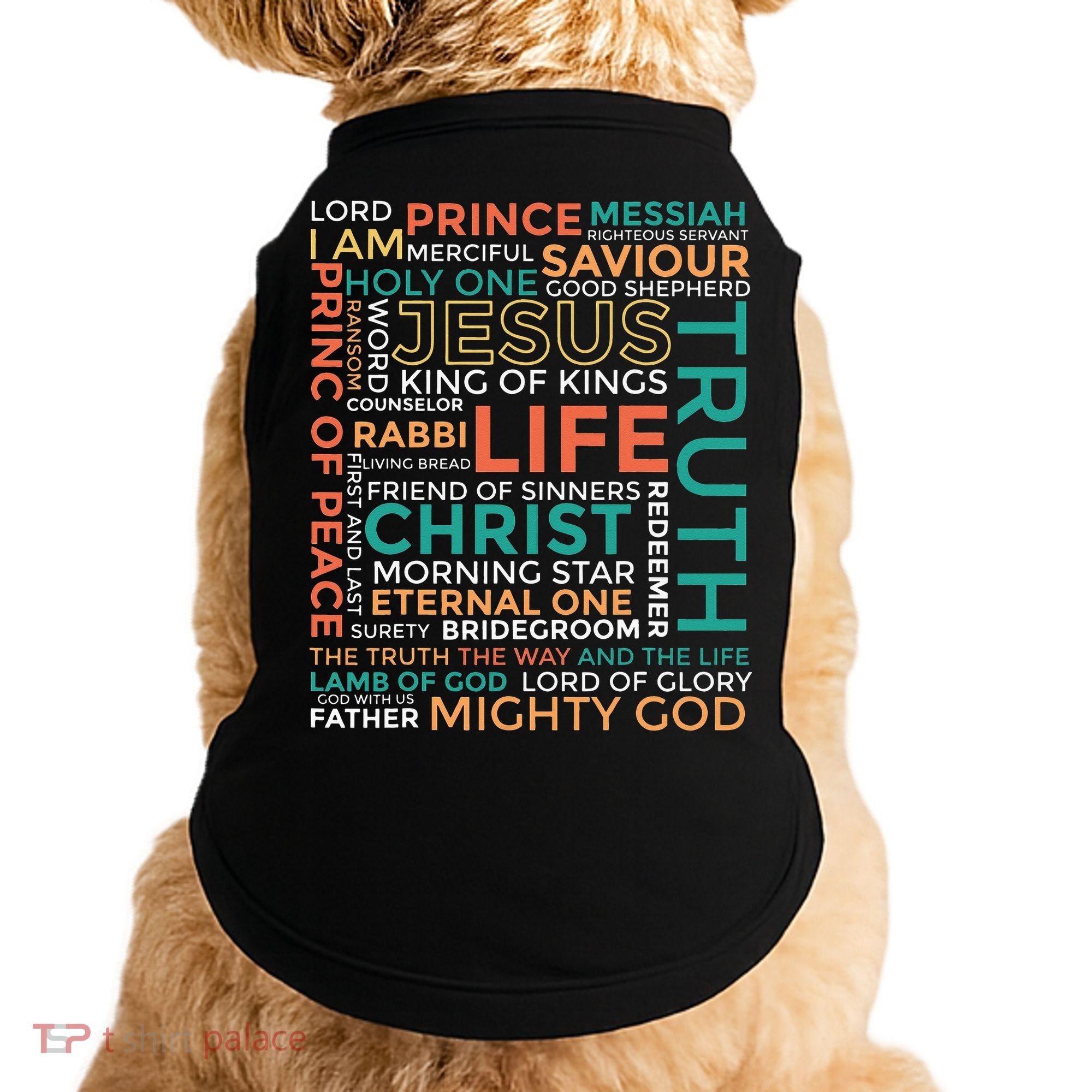 Names of Jesus Christian Doggie Tank