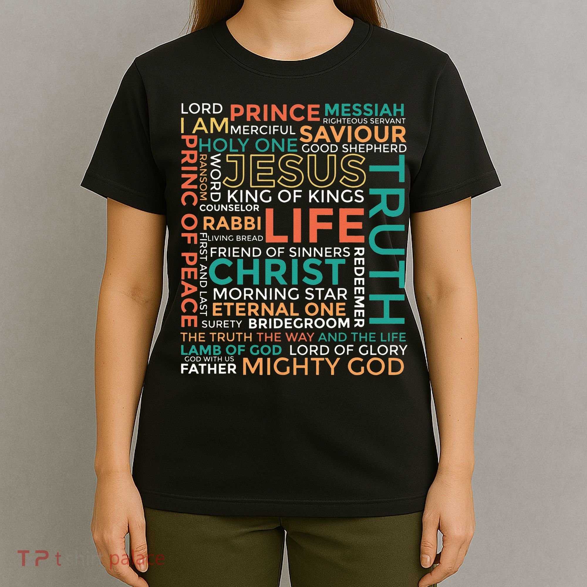 Names of Jesus Christian T-Shirt