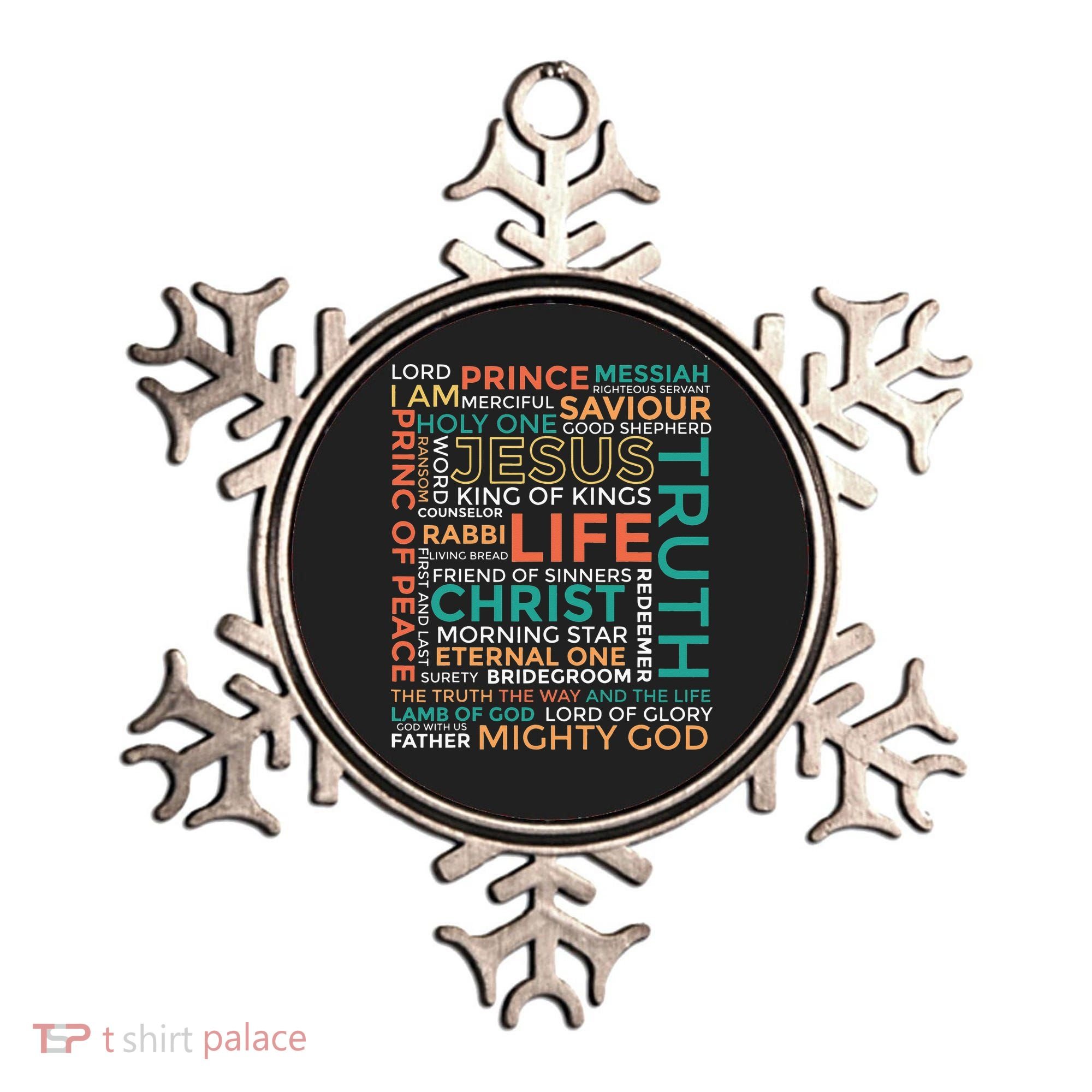 Names of Jesus Christian Ornament