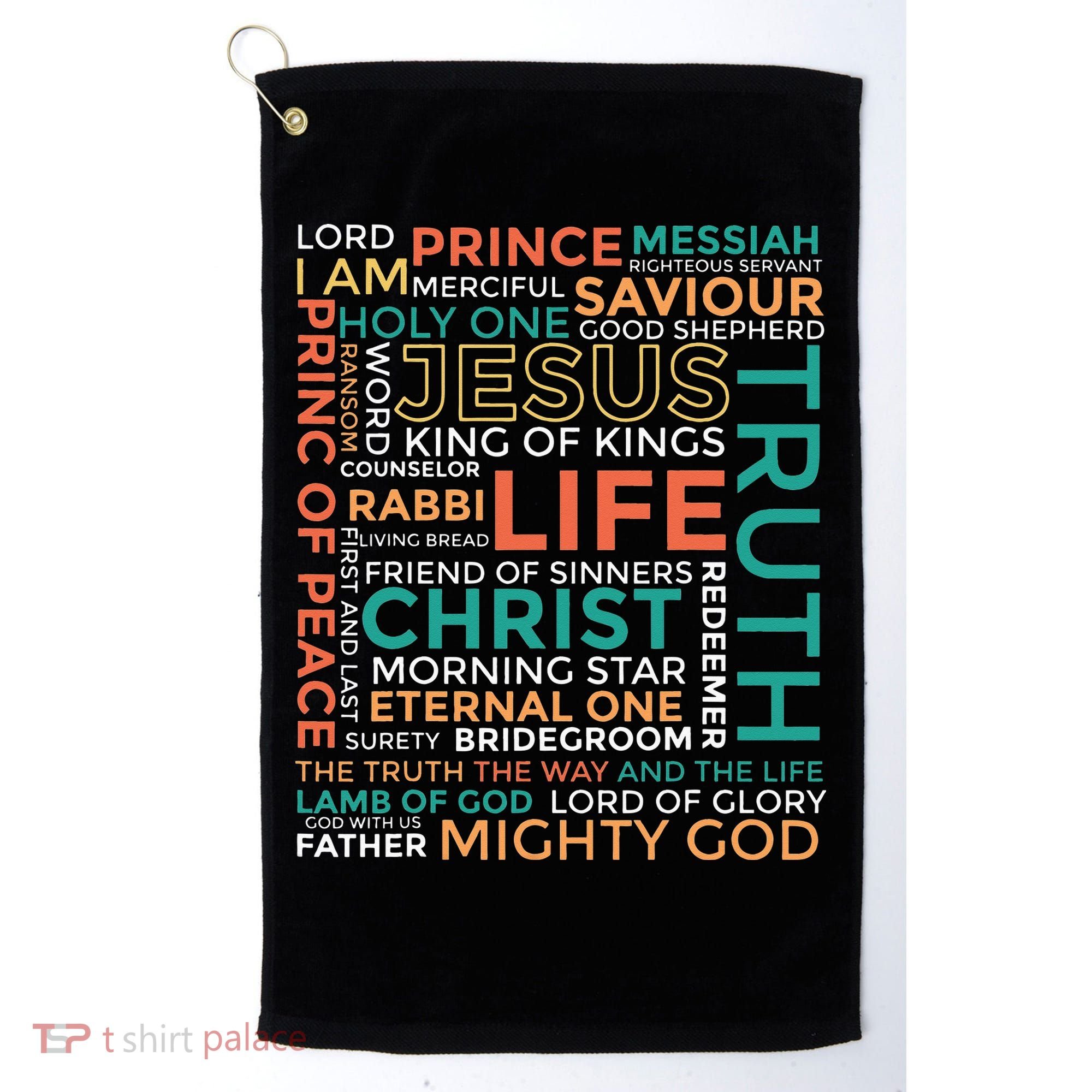 Names of Jesus Christian Golf Towel