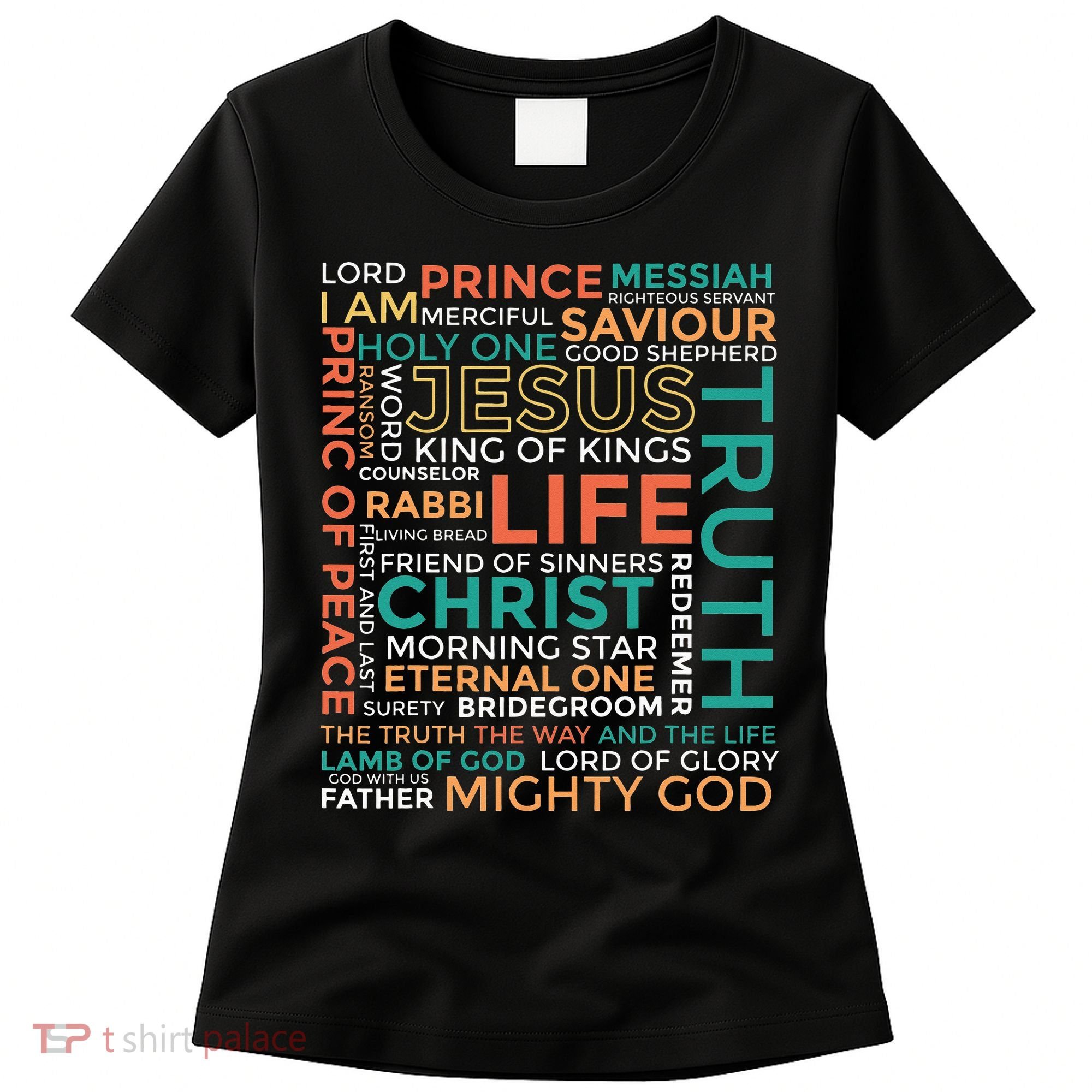Names of Jesus Christian Women's T-Shirt