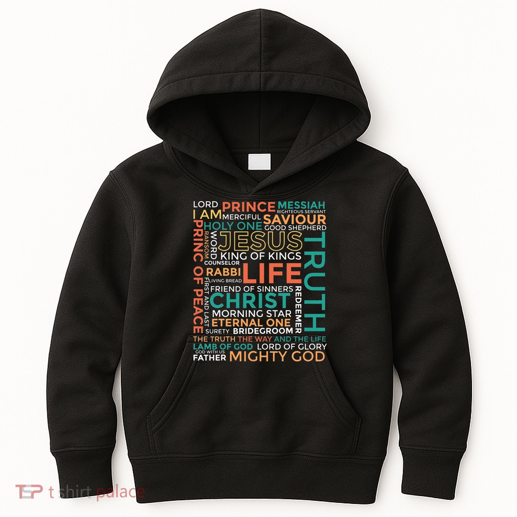 Names of Jesus Christian Kids Hoodie