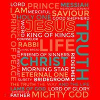 Names of Jesus Christian Santa Hat thumb 1