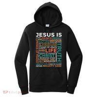Names Of Jesus Jesus Is Christian Women's Hoodie thumb 0