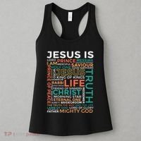Names Of Jesus Jesus Is Christian Women's Tank Top thumb 3