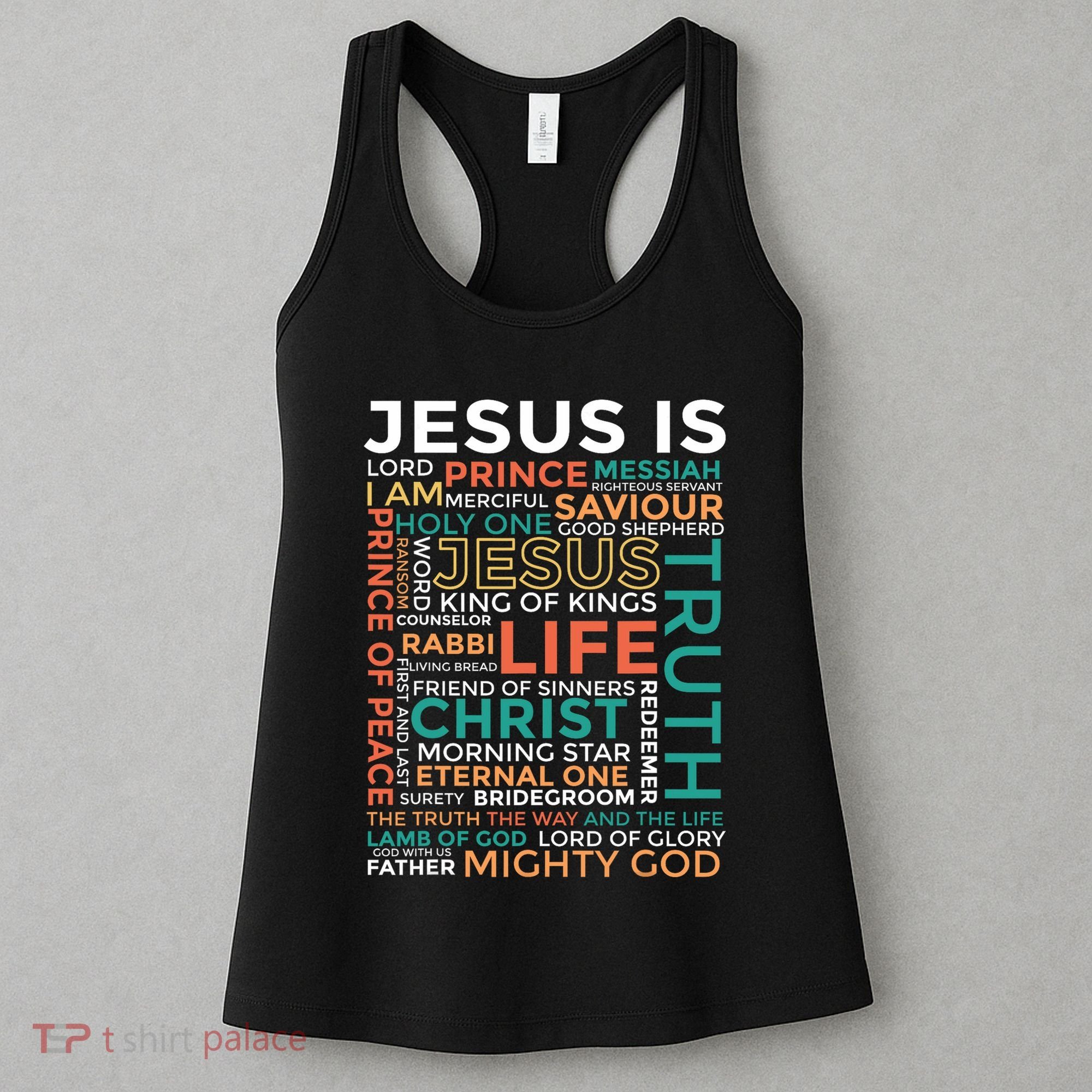 Names Of Jesus Jesus Is Christian Women's Tank Top