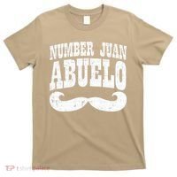 Number One Juan Abuelo Spanish Fathers Day Mexican Grandpa T-Shirt thumb 0