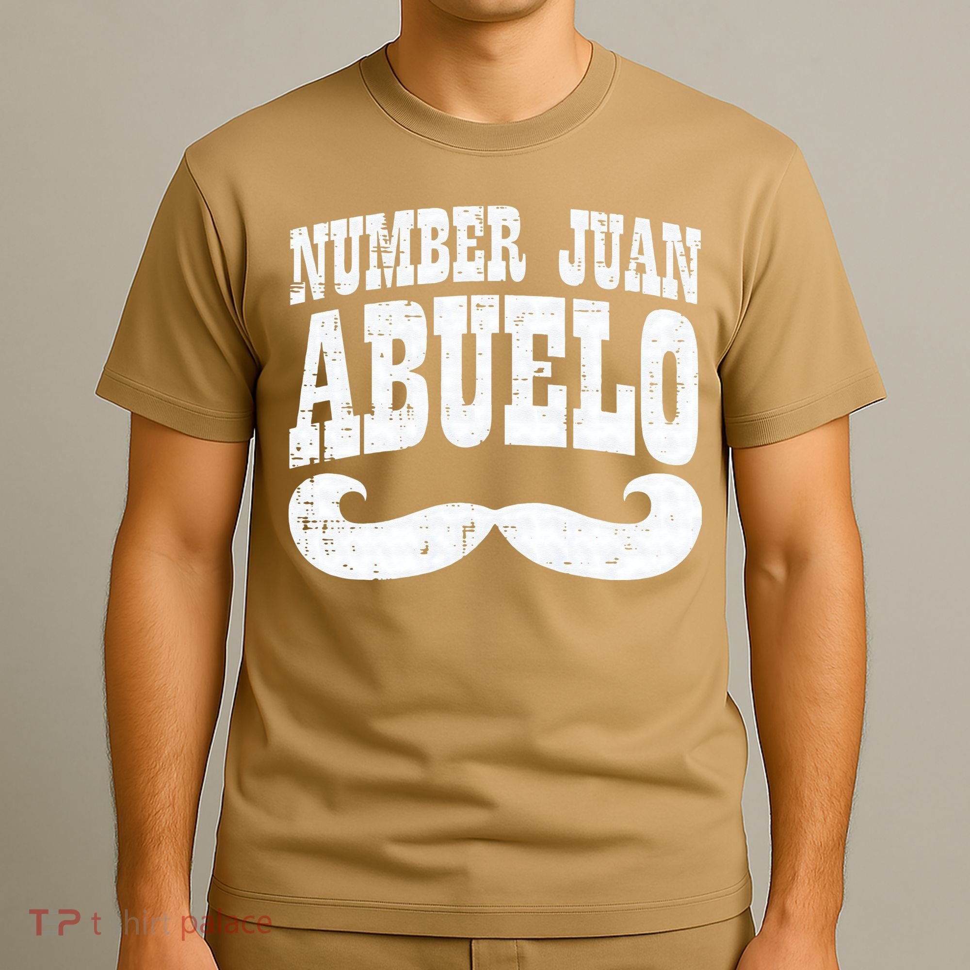 Number One Juan Abuelo Spanish Fathers Day Mexican Grandpa T-Shirt