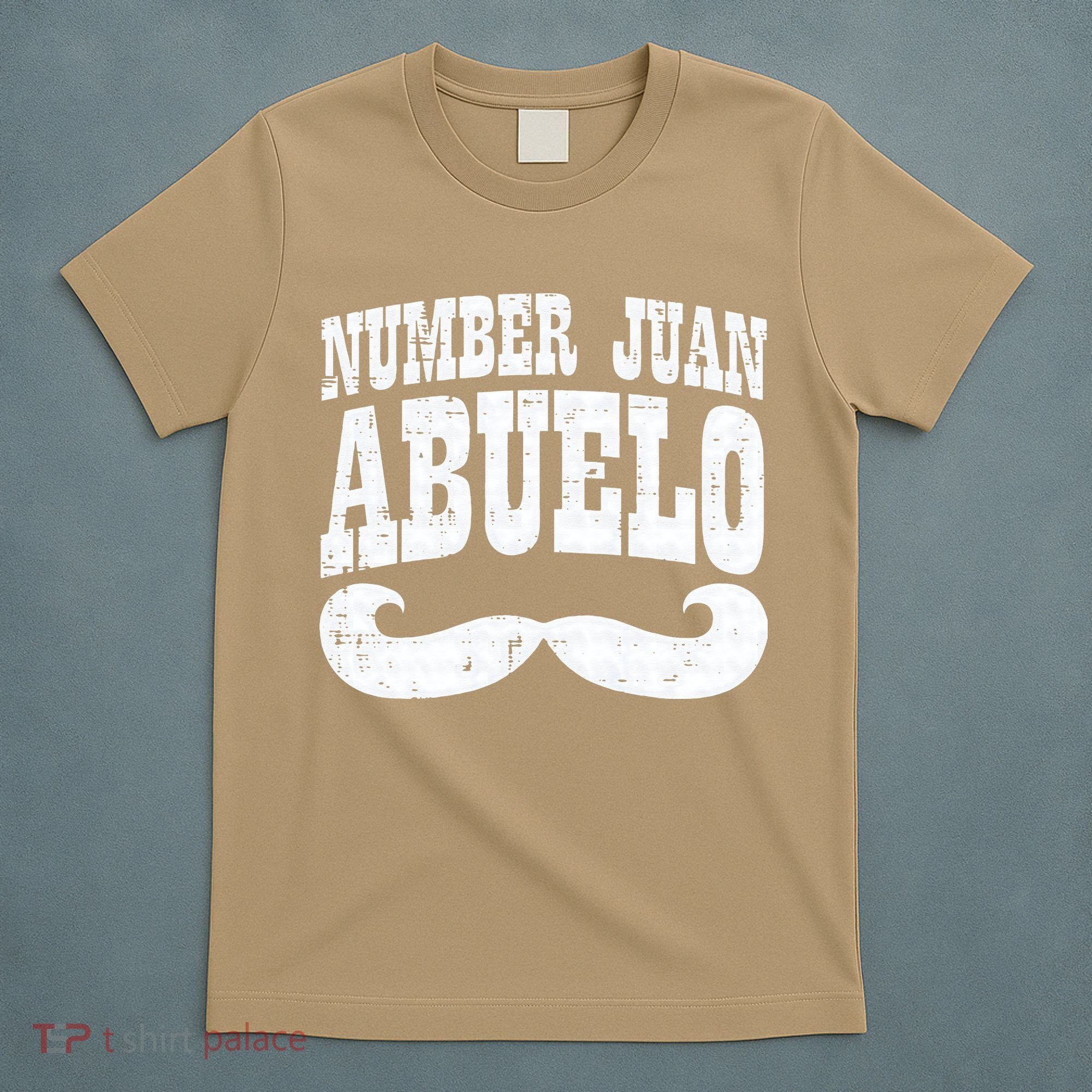 Number One Juan Abuelo Spanish Fathers Day Mexican Grandpa T-Shirt
