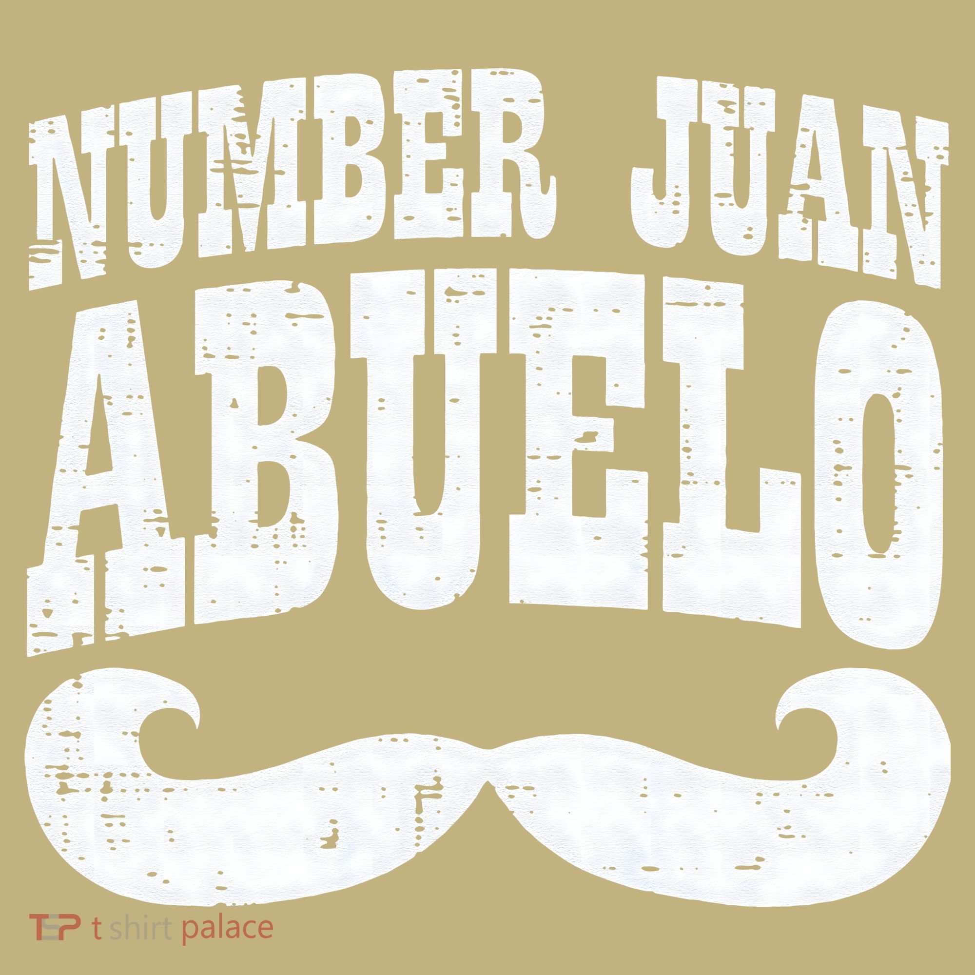 Number One Juan Abuelo Spanish Fathers Day Mexican Grandpa T-Shirt