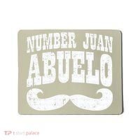 Number One Juan Abuelo Spanish Fathers Day Mexican Grandpa Mousepad thumb 0