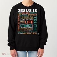 Names Of Jesus Jesus Is Christian Women's Sweatshirt thumb 0