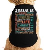 Names Of Jesus Jesus Is Christian Doggie Tank thumb 0