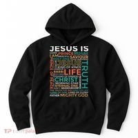 Names Of Jesus Jesus Is Christian Hoodie thumb 0