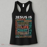 Names Of Jesus Jesus Is Christian Women's Tank Top thumb 3