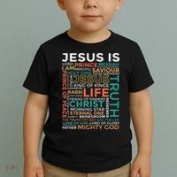 Names Of Jesus Jesus Is Christian Toddler T-Shirt thumb 2
