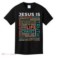 Names Of Jesus Jesus Is Christian Kids T-Shirt thumb 0