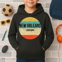 New Orleans Louisiana New Orleans Kids Hoodie thumb 2