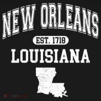 New Orleans Louisiana Est 1718 Varsity Backpack thumb 2