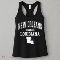 New Orleans Louisiana Est 1718 Varsity Women's Tank Top thumb 3