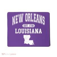 New Orleans Louisiana Est 1718 Varsity Mousepad thumb 0