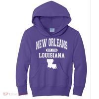 New Orleans Louisiana Est 1718 Varsity Kids Hoodie thumb 0