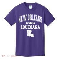 New Orleans Louisiana Est 1718 Varsity Kids T-Shirt thumb 0