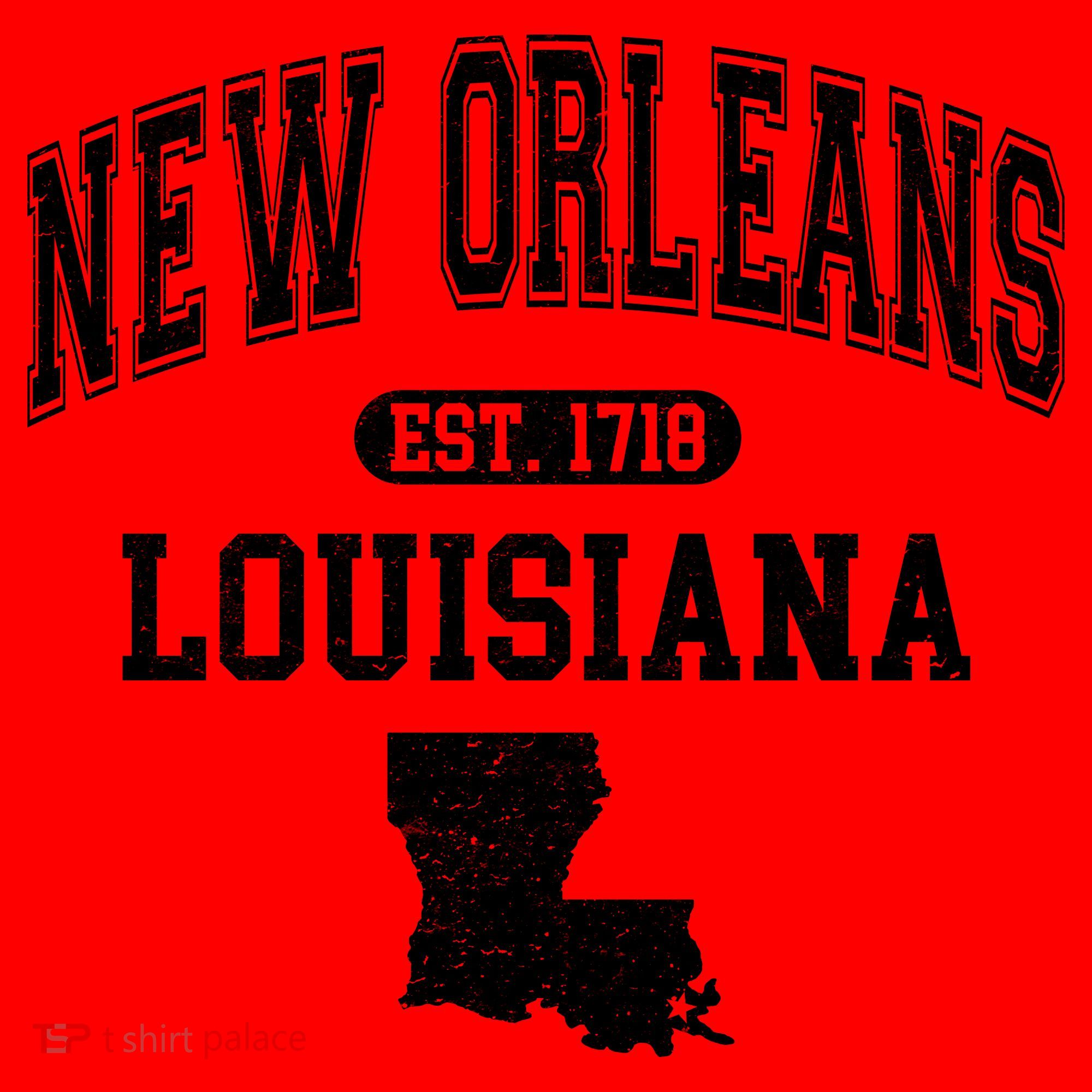 New Orleans Louisiana Est 1718 Varsity Santa Hat