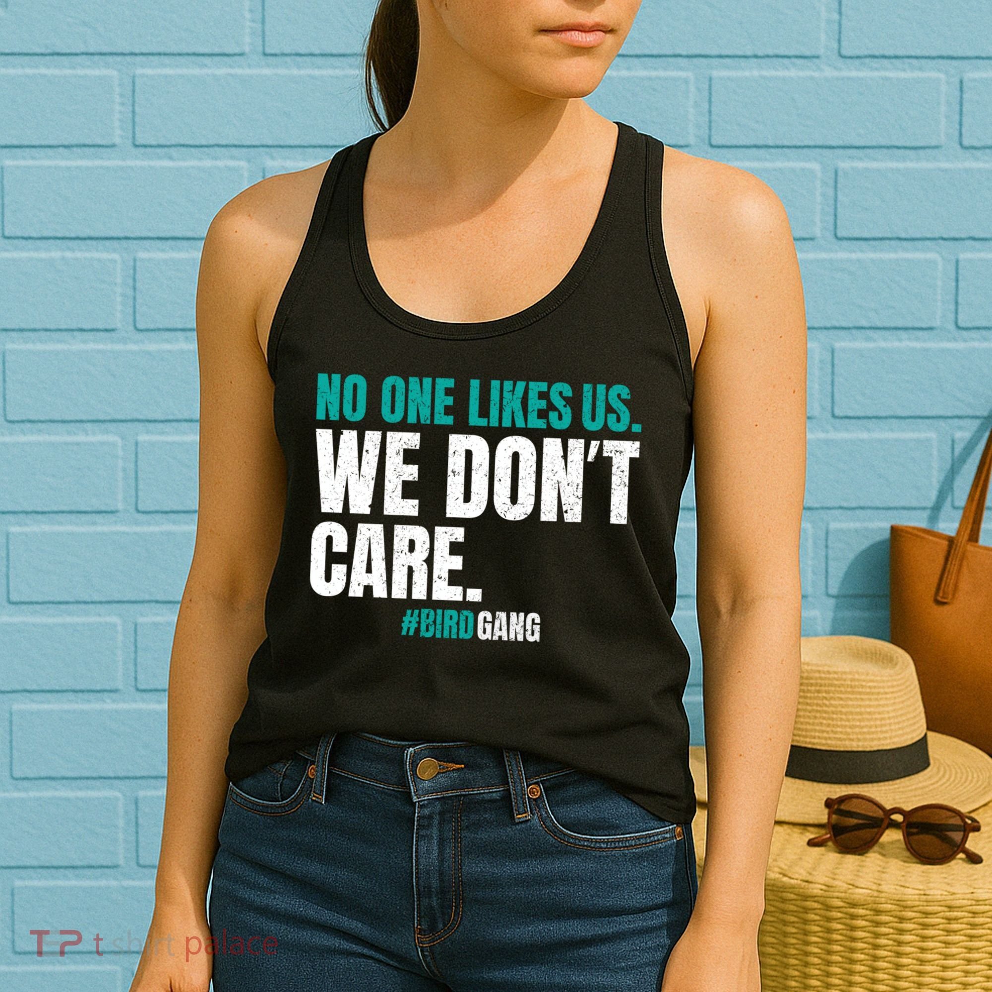 No One Likes Us We Don't Care Philly Philadelphia Football Women's Tank Top