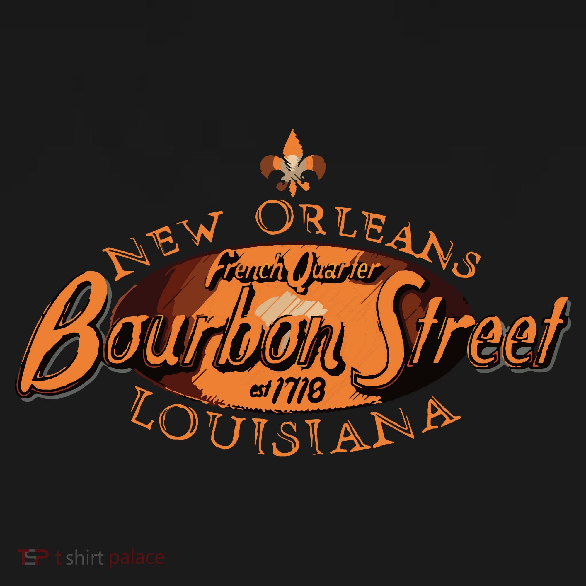 New Orleans Louisiana Bourbon Street French Quarter T-Shirt