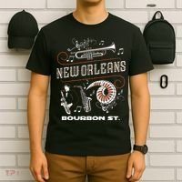 New Orleans Louisiana Jazz Festival Vintage T-Shirt thumb 6