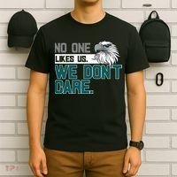 No One Likes Us We Don't Care Football Fan T-Shirt thumb 6