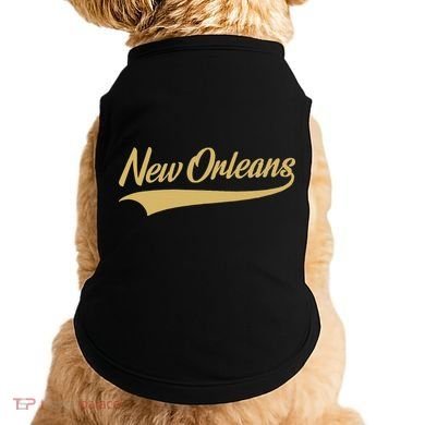 New Orleans Louisiana Throwback Design Classic Doggie Tank
