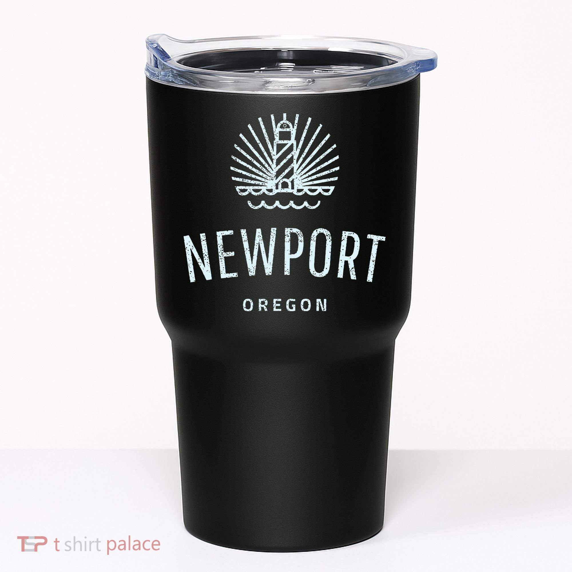 Newport Oregon Lighthouse Coast Souvenir Tumbler