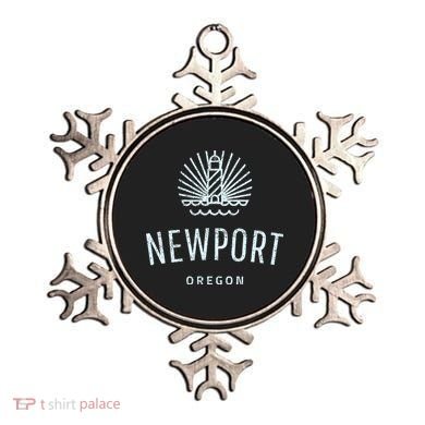 Newport Oregon Lighthouse Coast Souvenir Ornament