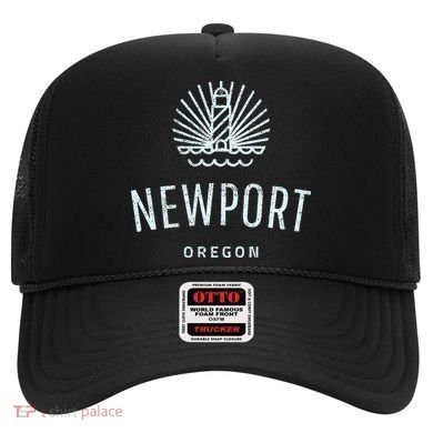 Newport Oregon Lighthouse Coast Souvenir Hat